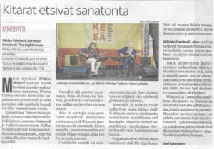 Winter & Cominoli TMJ concert review 29.8.2022 copy